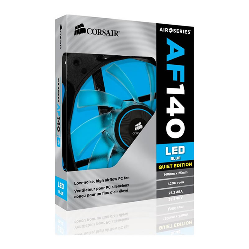 Fan para gabinete - AF140 LED azul - 140mm - CO-9050017-BLED - Imagem 3