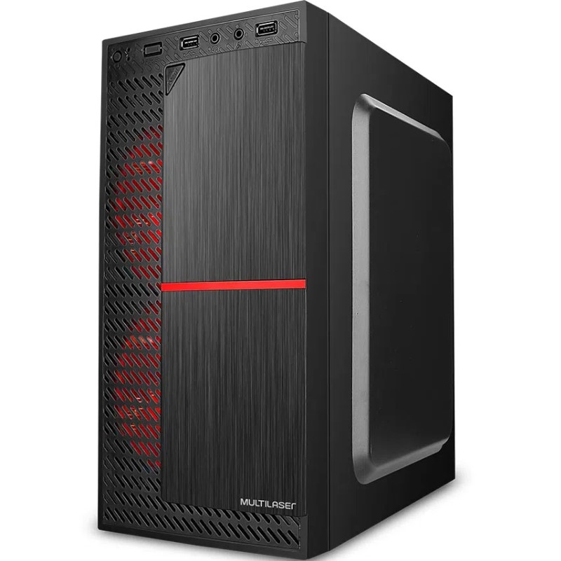 Gabinete Gamer Micro ATX com 2 Coolers Multilaser - GA206 - Imagem 3