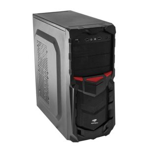 Gabinete C3Tech gamer ATX sem fonte preto MT-G50BK