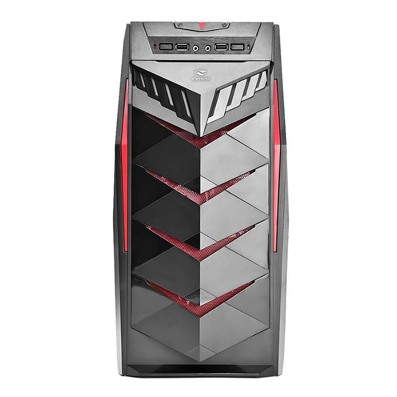 Gabinete gamer C3tech MT-G70 BK sem fonte - Imagem 2