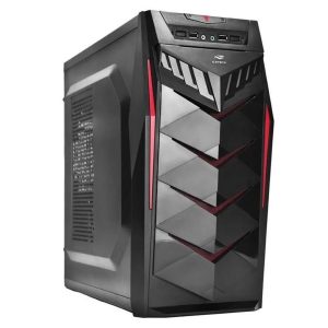 Gabinete gamer C3tech MT-G70 BK sem fonte