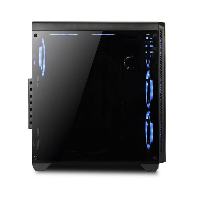Gabinete gamer Warrior Modoc com lateral em vidro, USB 3.0, preto - GA178 - Imagem 3
