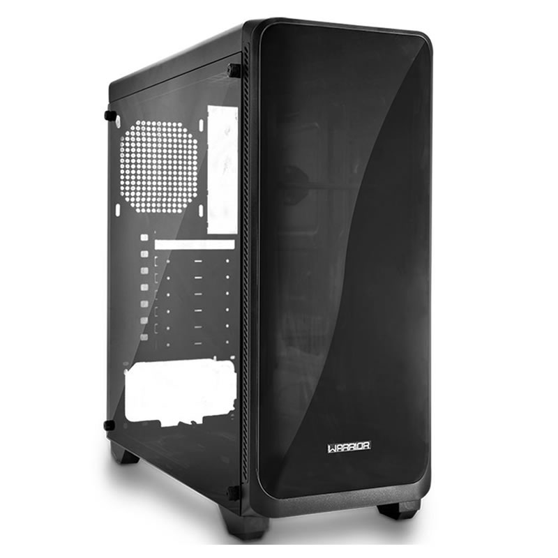 Gabinete gamer Warrior Modoc com lateral em vidro, USB 3.0, preto - GA178 - Imagem 2