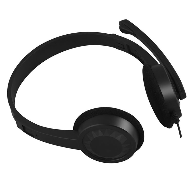 Headset C3Plus, P2, com controlador de volume, preto - PH-02BK - Imagem 2