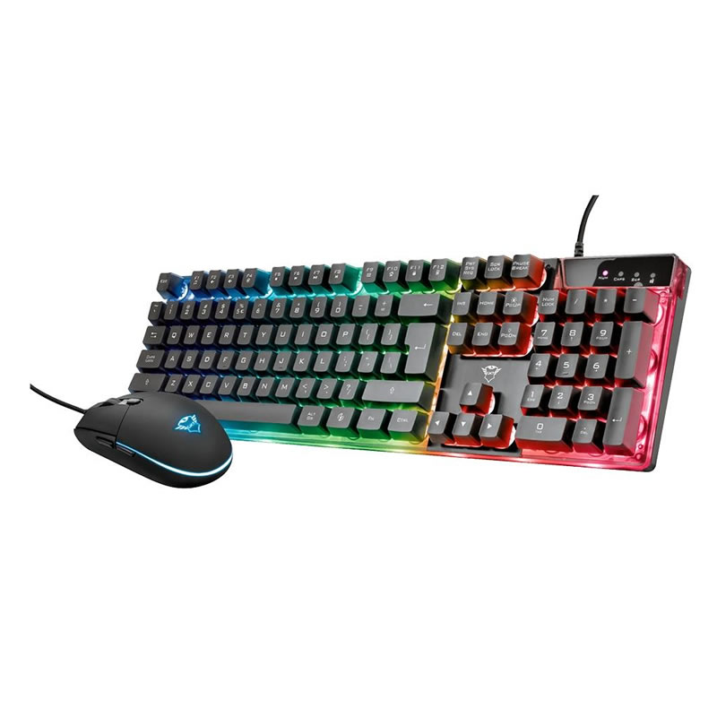 Kit Gamer Teclado e mouse Trust GXT838 Azor