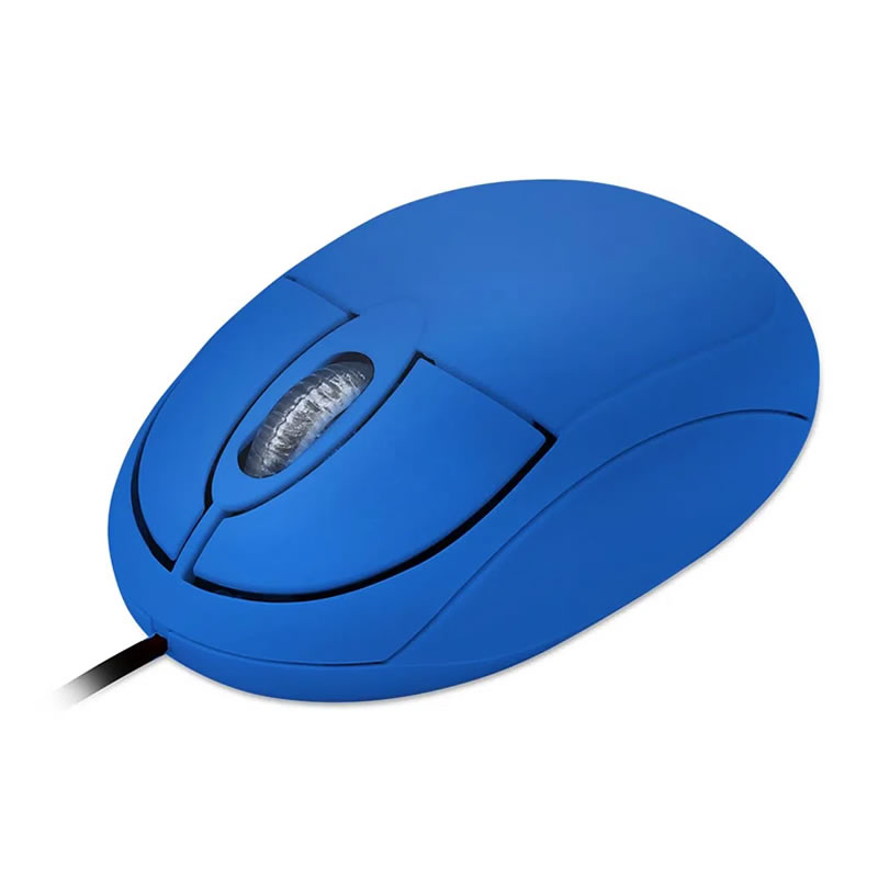 Mouse Classic box óptico full azul USB MO305 - Imagem 2