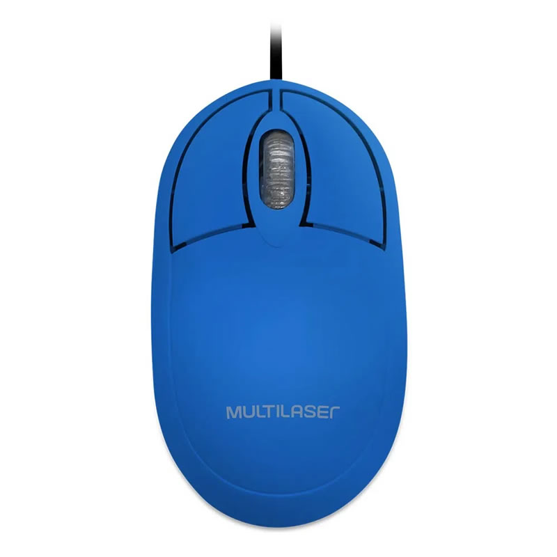 Mouse Classic box óptico full azul USB MO305