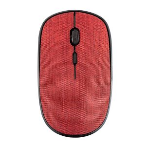 Mouse sem fio 1200DPI Goldentec GTMO1 em tecido vermelho