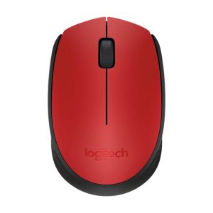 Mouse sem fio Logitech M170 vermelho