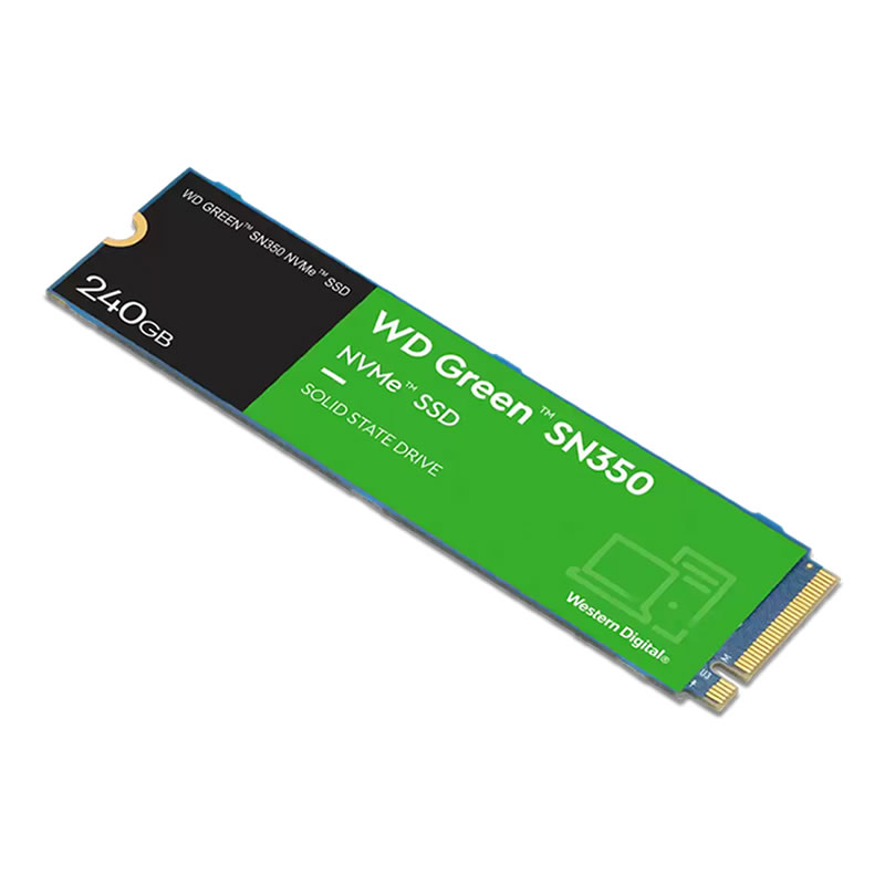 SSD WD Green PC SN350 240GB, PCIe, NVMe, Leitura: 2400MB/s, Escrita: 900MB/s - WDS240G2G0C - Imagem 3