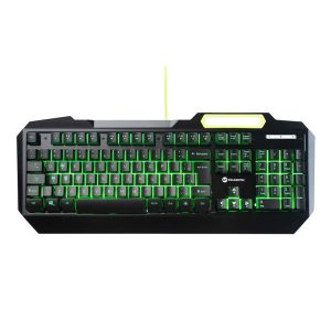 Teclado Gamer Goldentec Legend LED Backlight verde Aluminium Edition