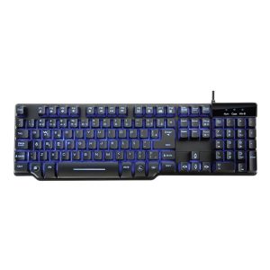 Teclado Gamer Warrior Razmig sensibilidade mecânica LED - TC196