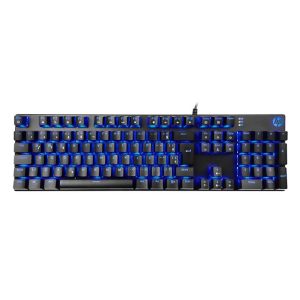 Teclado Mecânico Gamer HP GK400F, LED azul, ABNT2 - 7ZZ93AA#AC4