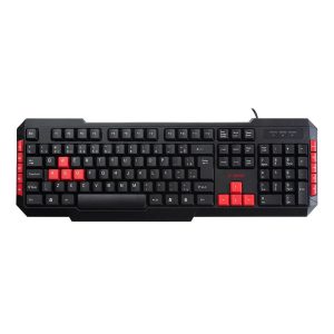 Teclado USB Goldentec GT TGaming Preto/Vermelho