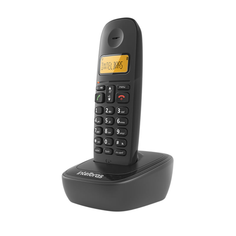 Telefone sem fio Intelbras TS 2510, Identificador de chamadas, Preto - Imagem 2