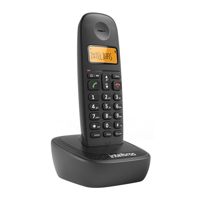 Telefone sem fio Intelbras TS 2510, Identificador de chamadas, Preto - Imagem 3