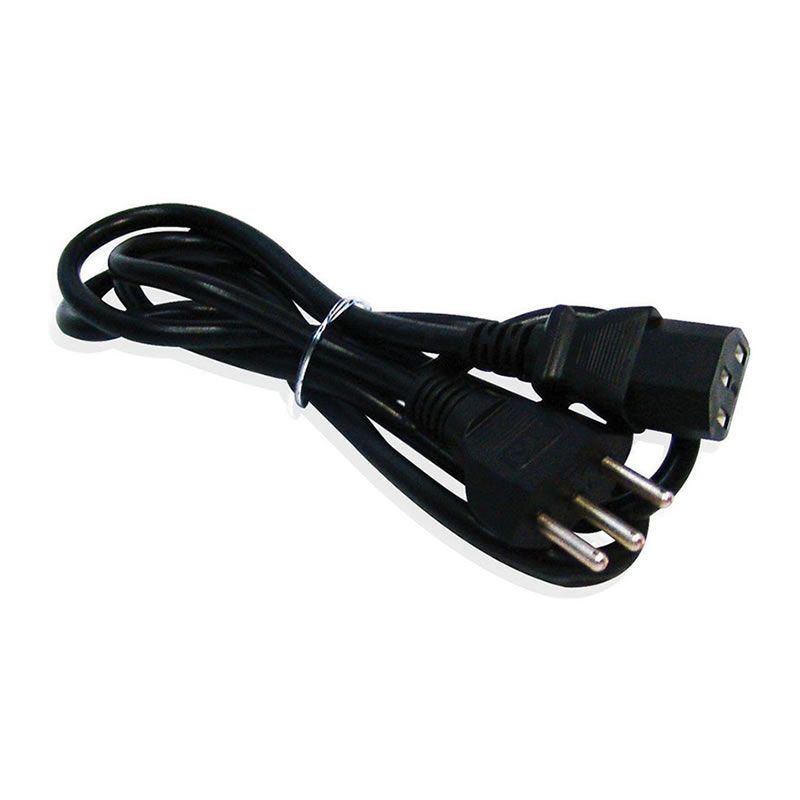 Cabo de força tripolar para computador/monitor Force Line 1,8M - Imagem 2