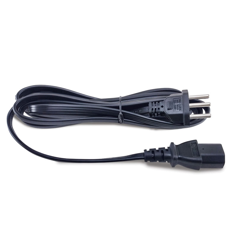 Cabo de força tripolar para computador/monitor Force Line 3,0M - Imagem 2