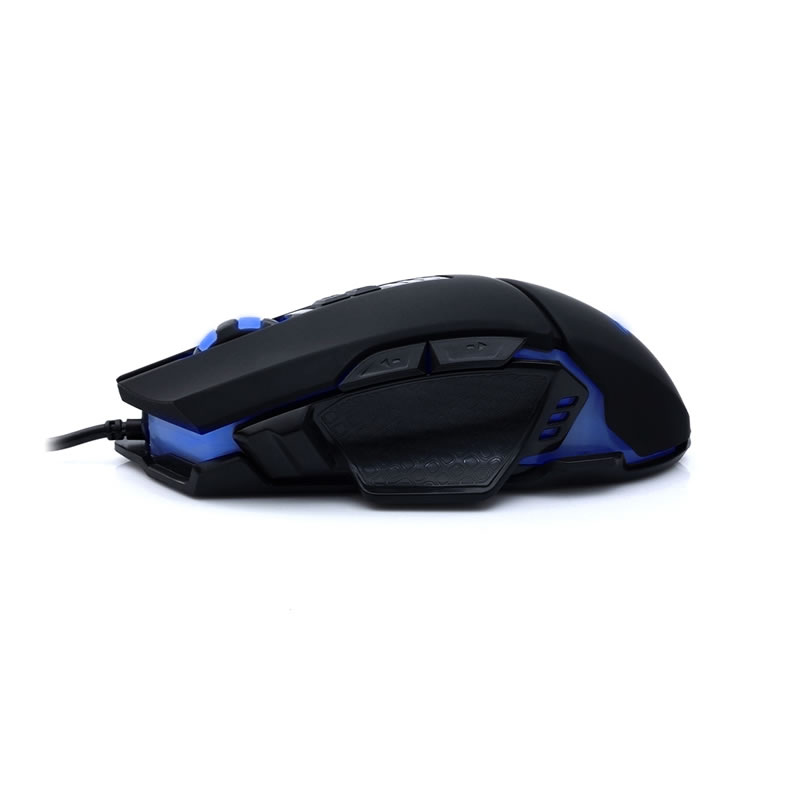 Mouse gamer C3Tech MG-130BK, USB, 4800 DPI, 6 botões, LED multicores - preto - Imagem 3