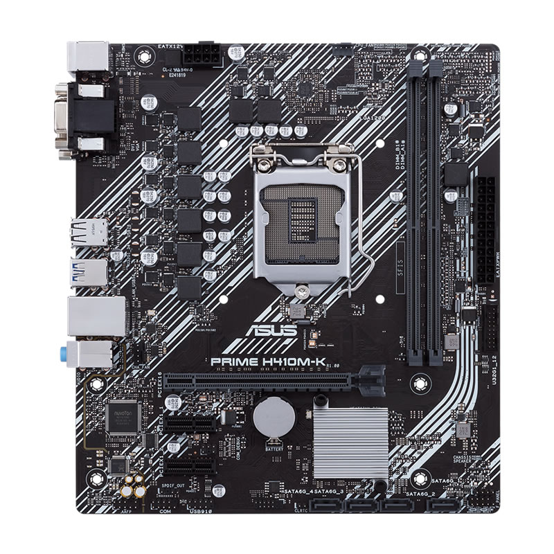 Placa mãe ASUS Prime H410M-K DDR4 - LGA1200 - Imagem 2