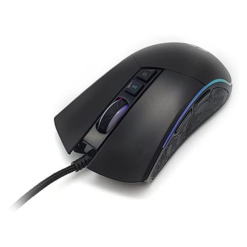 Mouse gamer USB M220 4800DPI RGB preto HP - Imagem 3