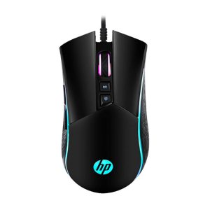 Mouse gamer USB M220 4800DPI RGB preto HP