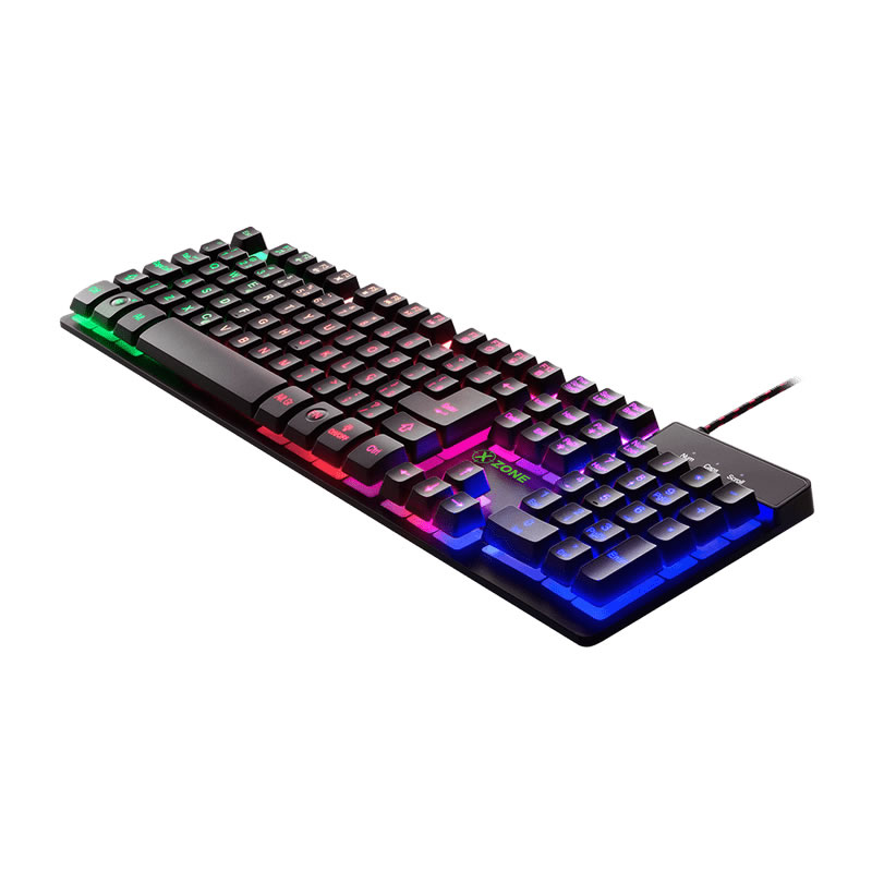 Teclado Xzone Gamer Semimecânico GTS-01, Iluminação em LED, Teclas multimídia e anti-ghosting - Imagem 2