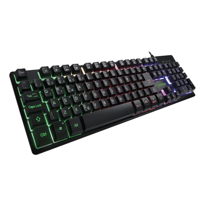 Teclado Xzone Gamer Semimecânico GTS-01, Iluminação em LED, Teclas multimídia e anti-ghosting - Imagem 3
