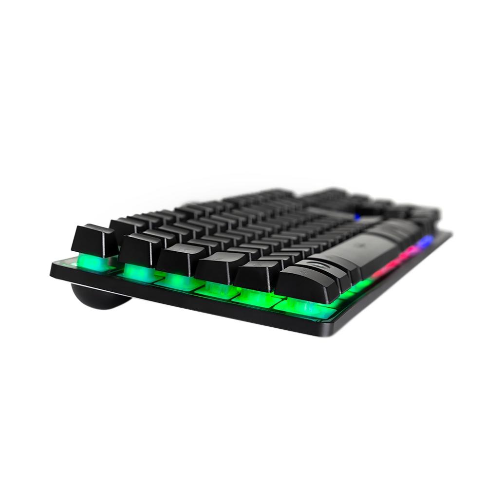 Teclado Gamer Dazz Rapid Fire Revolution, LED Rainbow, Anti-Ghosting, ABNT2 - 625203 - Imagem 4