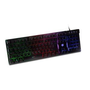 Teclado Gamer Dazz Rapid Fire Revolution, LED Rainbow, Anti-Ghosting, ABNT2 - 625203