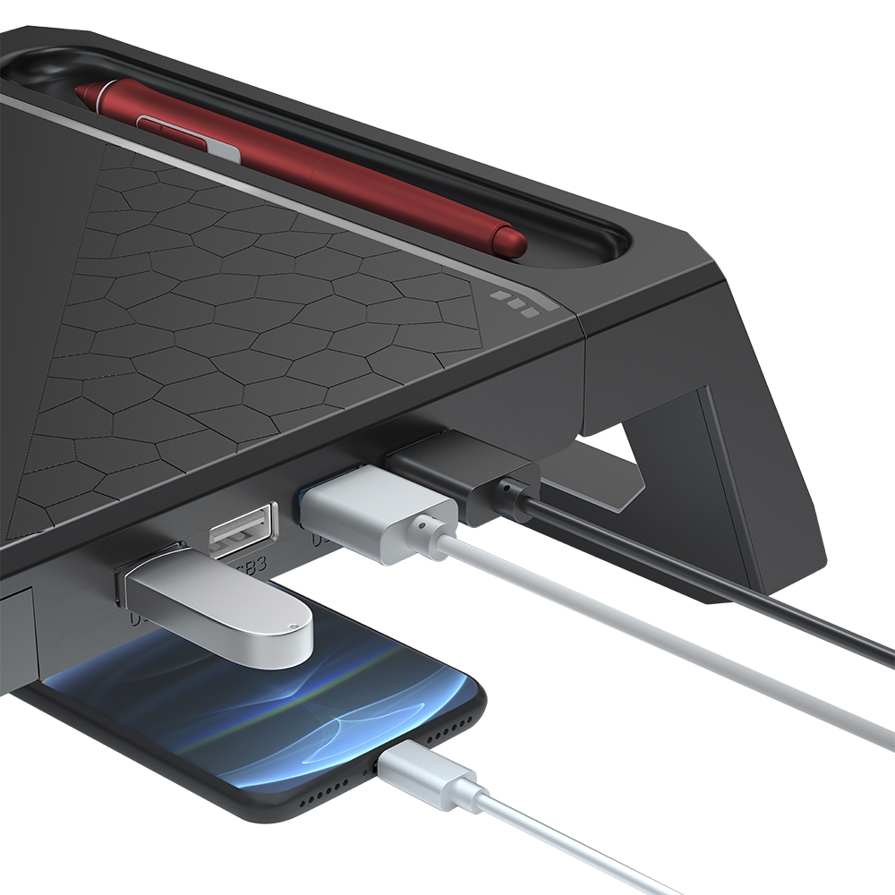 Base Para Monitor BM-100BK Preto C3Tech - Imagem 3