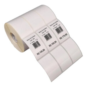 Etiqueta Tag Roupa 33x55 3 Colunas Térmica Adesiva Mdf S/ribbon