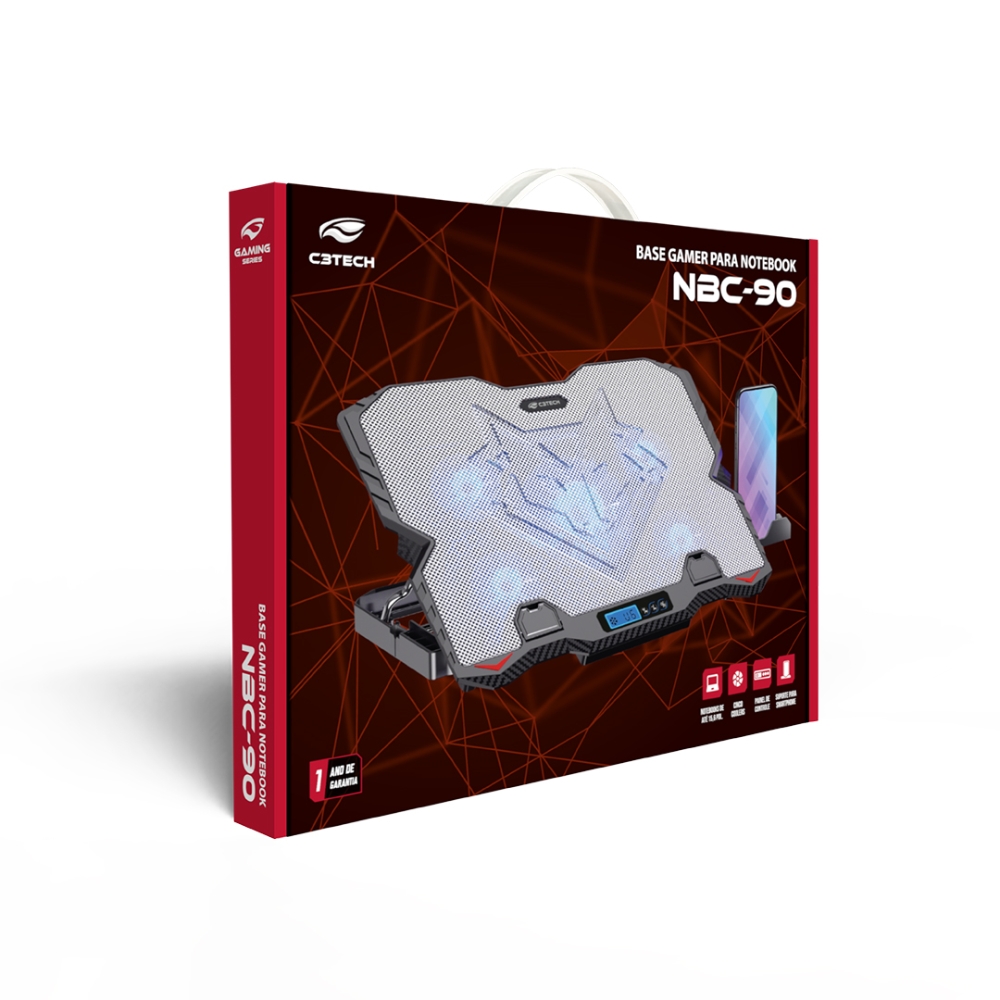 Base Para Notebook 15,6" Gamer Nbc-90si C3tech - Imagem 3
