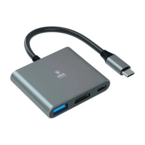 Adaptador Kross 3 Em 1 Tipo C Para Hdmi/pd/usb 3.0 - Ke-uct301