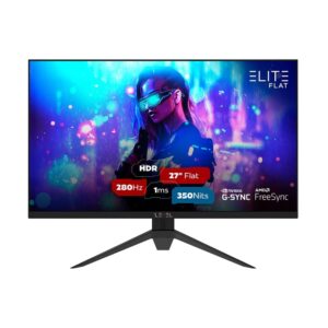 Monitor Gamer Hi Level Elite Flat 27" Eled, 280hz, 1ms, Hdr, Freesync E G-sync - W2709se-v2 Preto