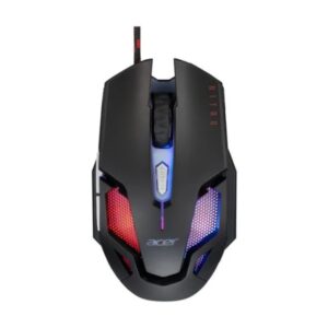 Mouse Gamer Acer Nitro Nmw200, 6 Botões, 7200 Dpi Preto/vermelho