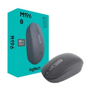 Mouse Sem Fio Logitech M196 Bluetooth - Grafite