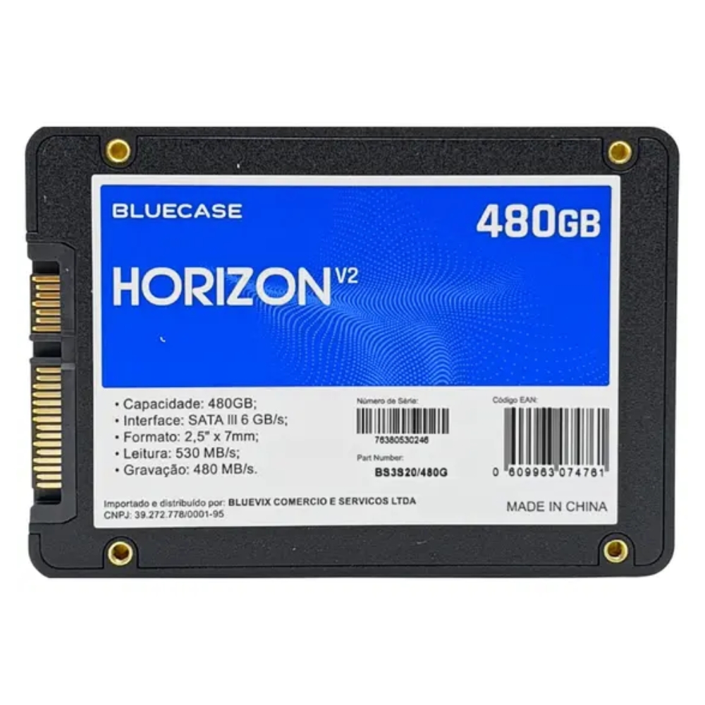 Ssd 2,5" Horizon V2 480gb Sata3 Bluecase Pn Bs3s20/480g - Imagem 3